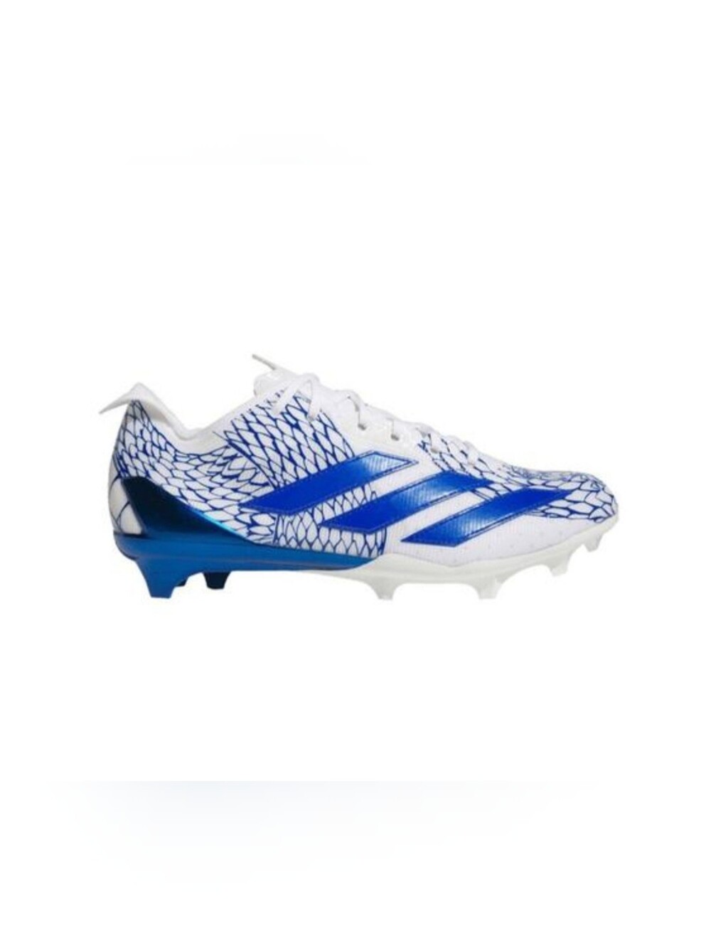 Adidas Adizero Electric II Football Cleats Blue White Mens Sizes 1O,13  IH8569